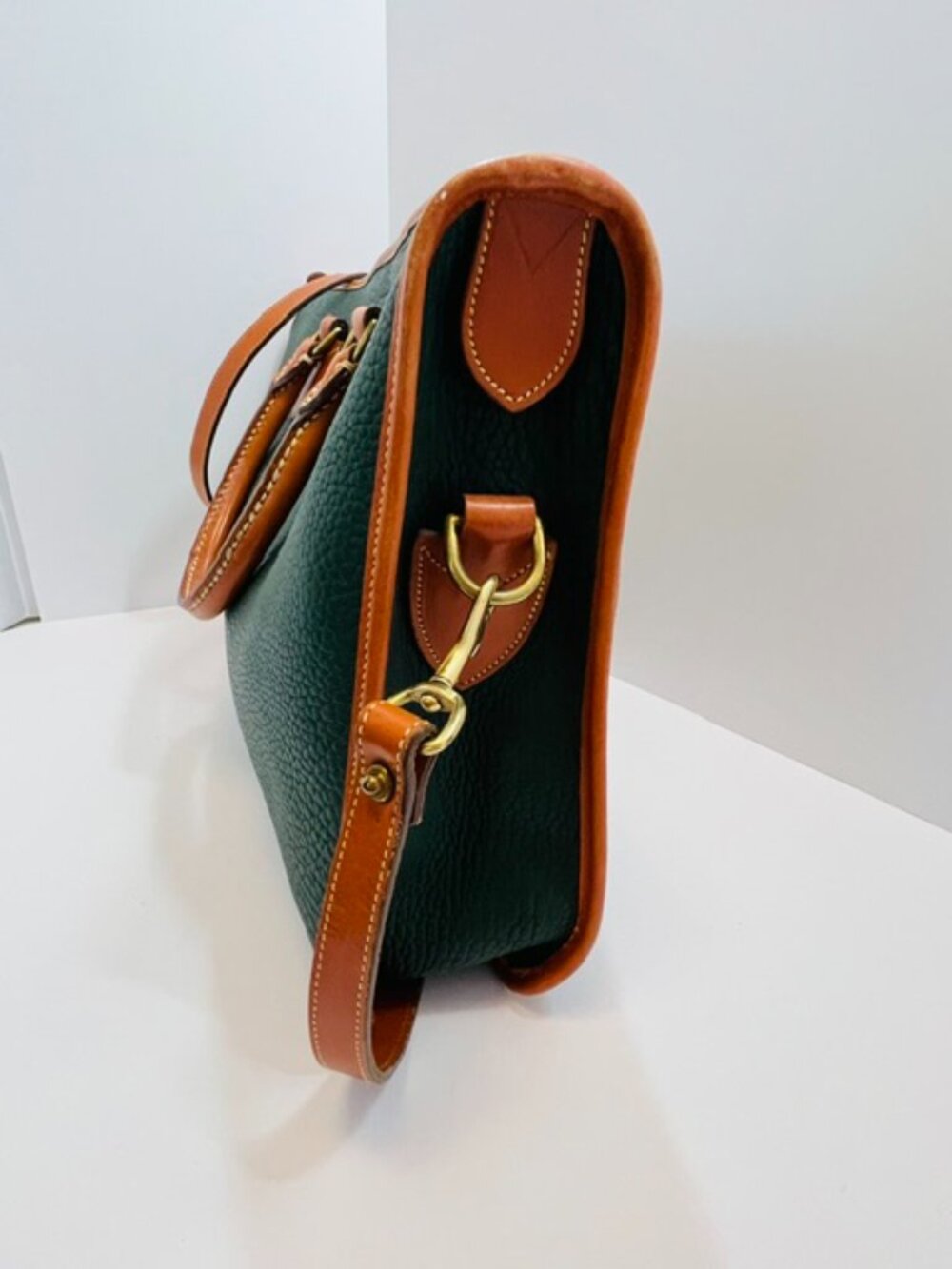 Dooney & Bourke All-Weather Leather Briefcase Messenger Bag Vintage 1980s EUC - Picture 9 of 14